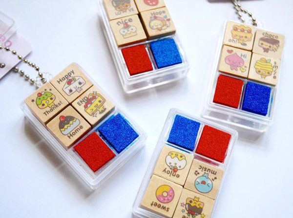 kawaii rubber stamps planner