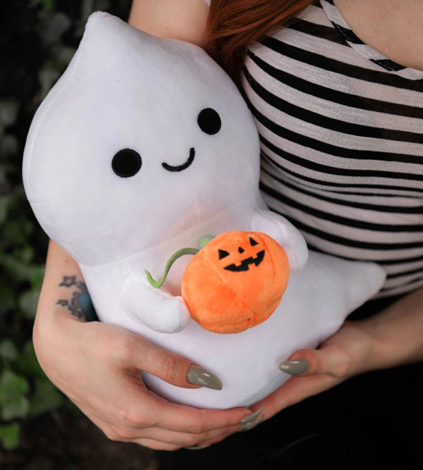 pumpkin ghost plush