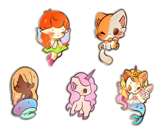 Fairy, Unicorn, Mermaid, Princess, Kitten Kawaii Card Game