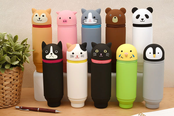 Punilabo kawaii animal standing pencil cases 