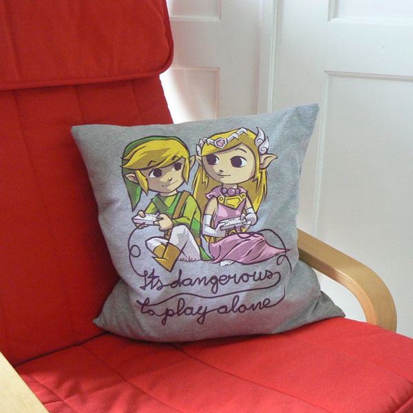 upcycled fabric sewing projects - tshirt pillow