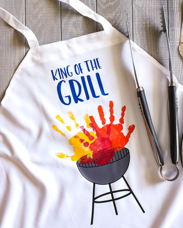 Father's Day apron DIY