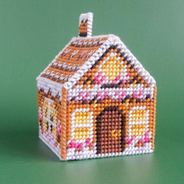 Gingerbread house plastic canvas kit