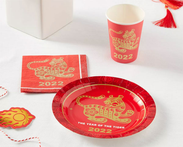 Lunar New Year partyware