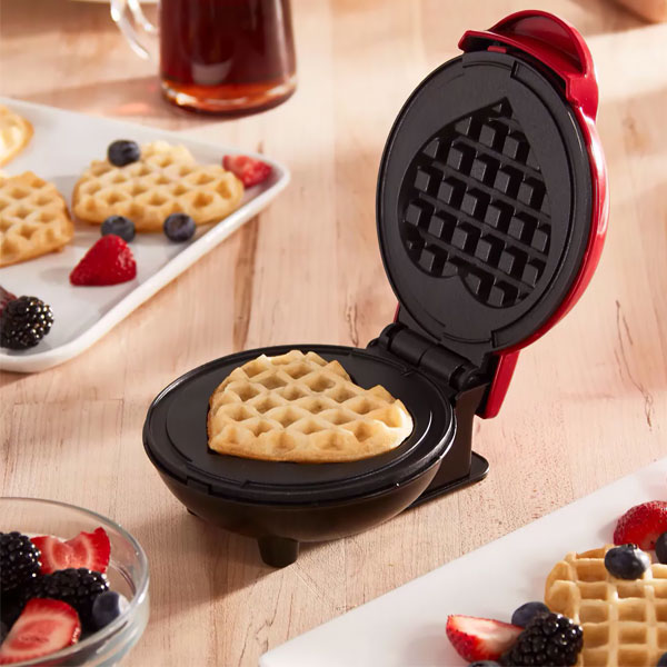 heart shaped waffle maker