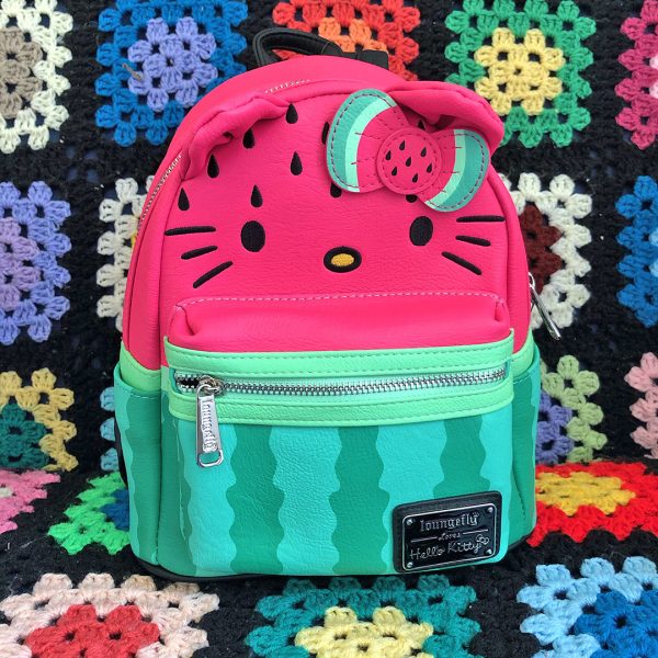 Sanrio Loungefly Hello Kitty Watermelon Mini Backpack