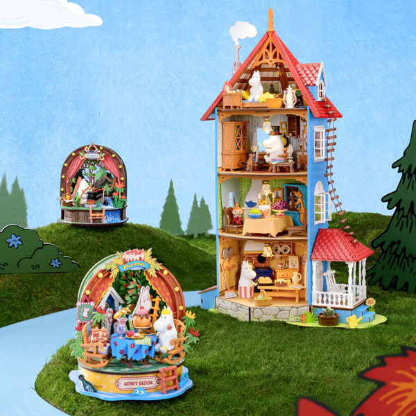 Rolife x Moomin miniature craft kits