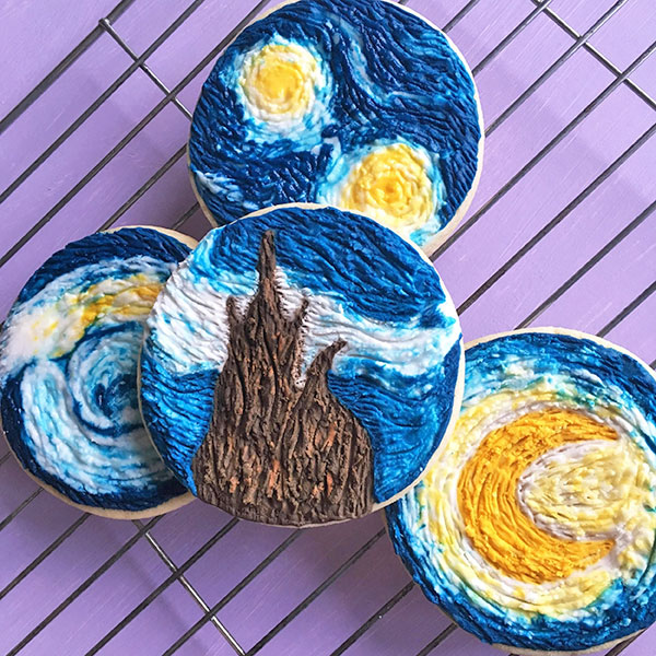 Van Gogh cookies recipe
