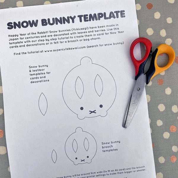 Snow Bunny New Year Cards Tutorial