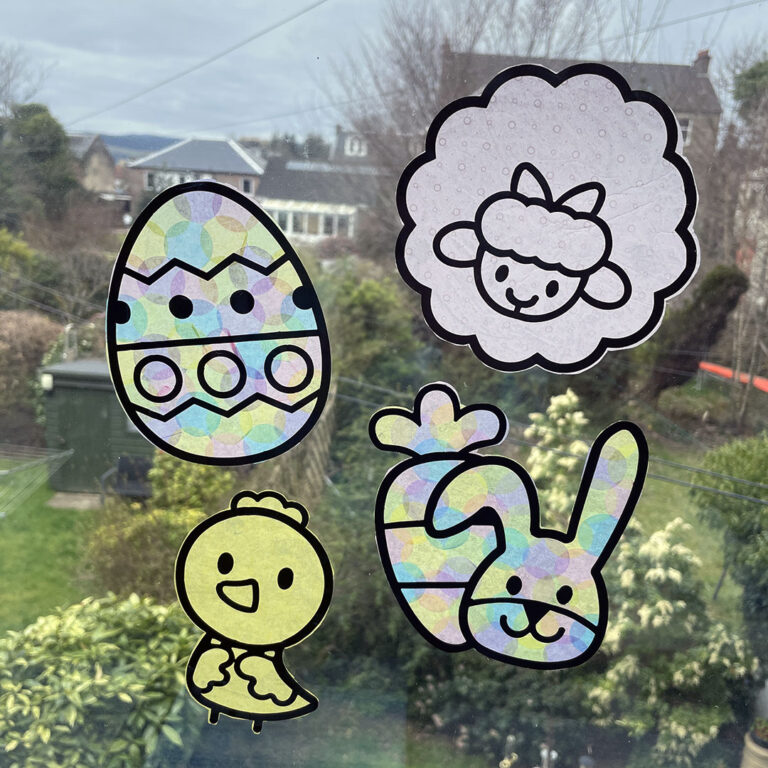 Easter Window Decorations kit