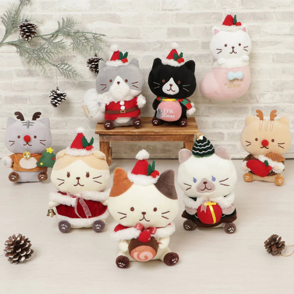 Fuku Fuku Nyanko Cats Christmas Plush