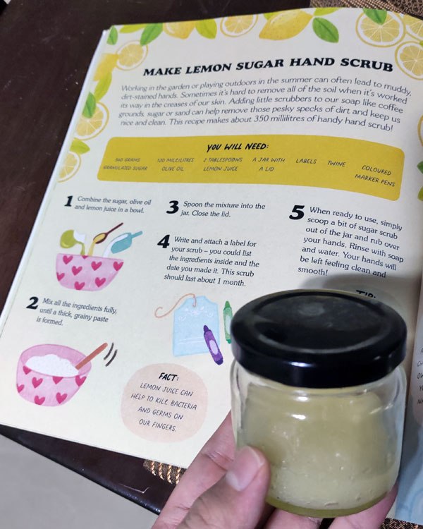Homemade Lemon Sugar Scrub