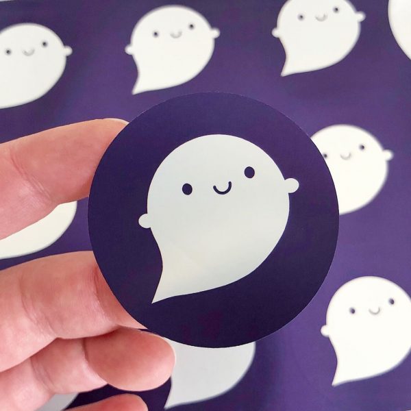 kawaii ghost stickers