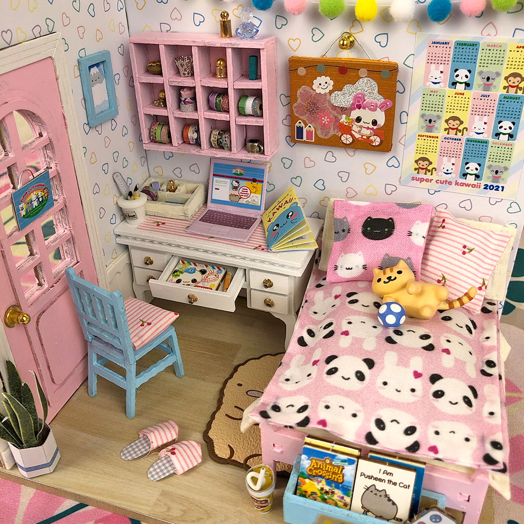 Cute Customisation Ideas For Dollhouse Kits - Super Cute Kawaii!!