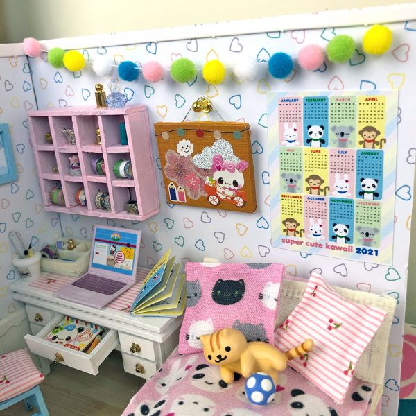 Super Cute Kawaii dollhouse kit