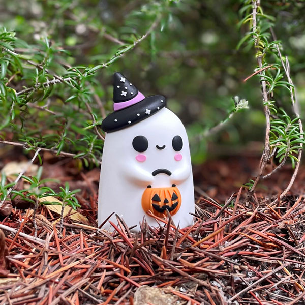 kawaii Halloween ghost ornaments