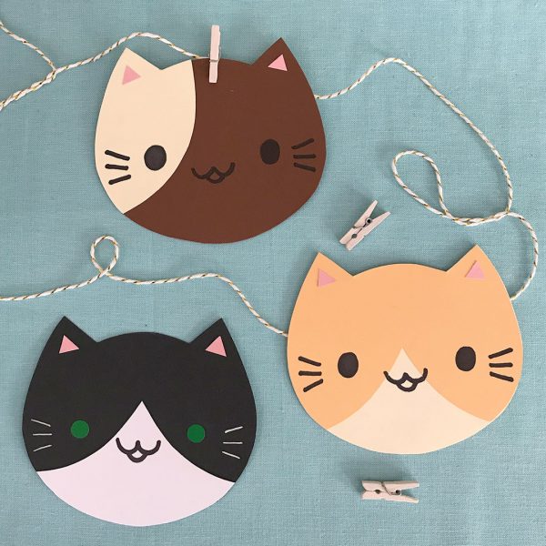 DIY Kawaii Cats Paper Craft Tutorial