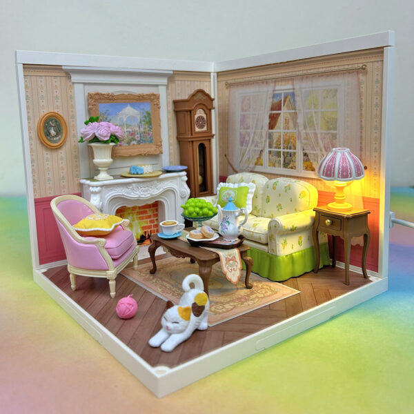 Rolife Super Creator Holiday Tea Time kit finished