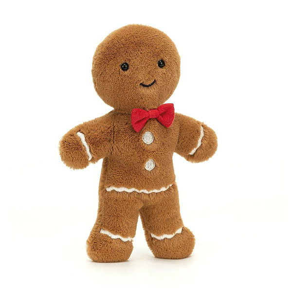 jellycat christmas plush - gingerbread man