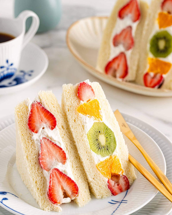 Japanese fruit sando recipe