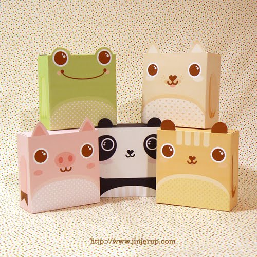 Jinjerup Animal Gift Boxes - Super Cute Kawaii!!
