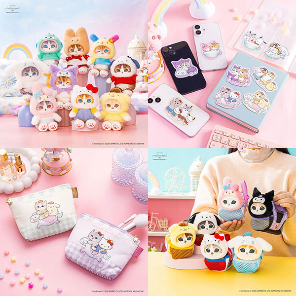 mofusand x Sanrio Characters collab