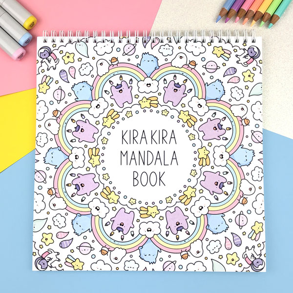 kawaii colouring book