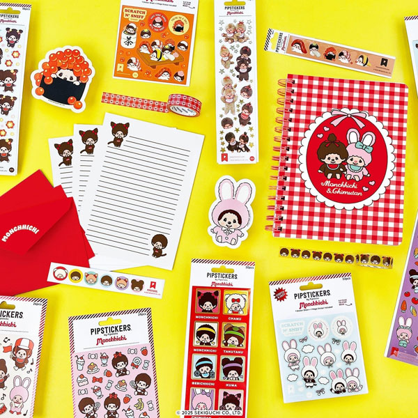 Monchhichi Stickers + Stationery Box