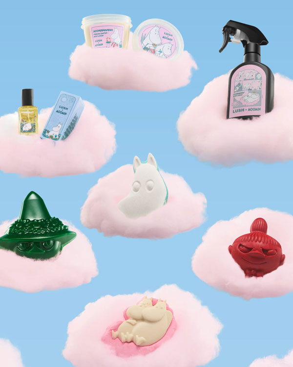 Moomin x Lush beauty