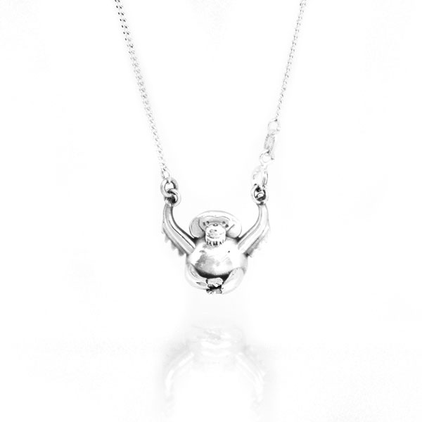 kawaii animal jewelry - orangutan necklace