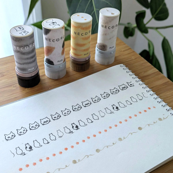 Neco Roll cat Stamps