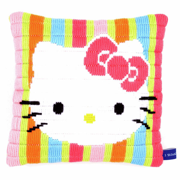 Hello Kitty Long Stitch Cushion Kit