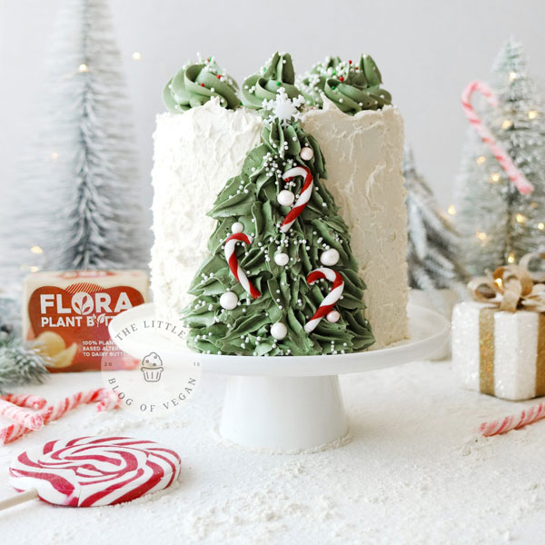 peppermint Christmas cake recipe