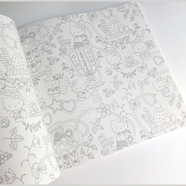 Smile! Sanrio Characters Coloring Book