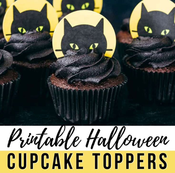 Halloween Cupcake toppers