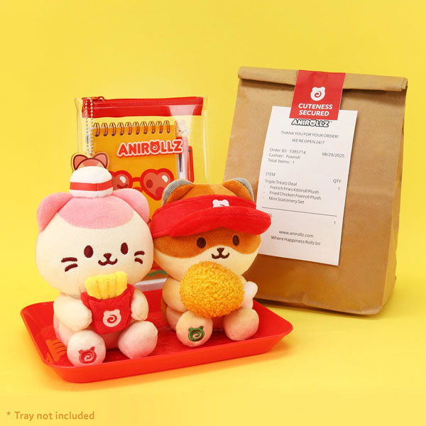 Anirollz Fast Food plush