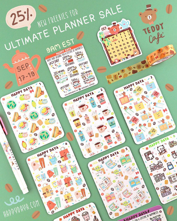 Ultimate Planner Sale - kawaii stationery