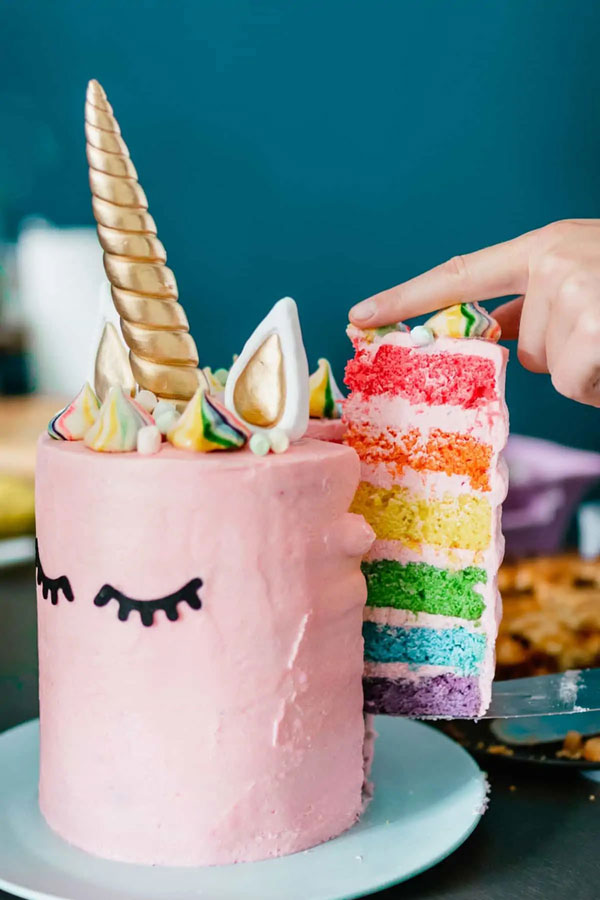 vegan rainbow cake recipe