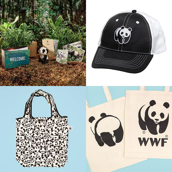 World Wildlife Fund panda merch