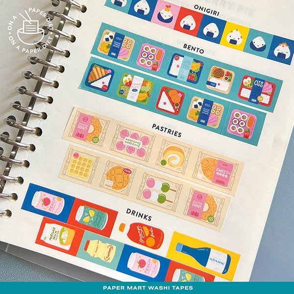 convenience store washi tapes