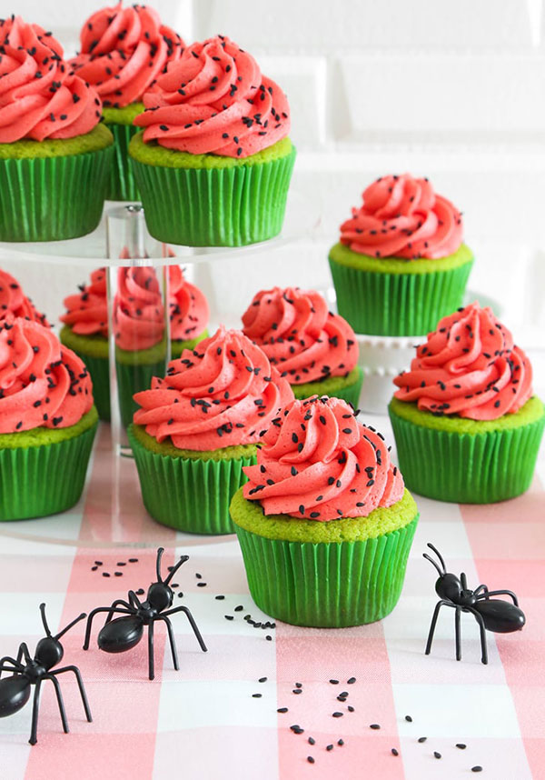watermelon cupcakes