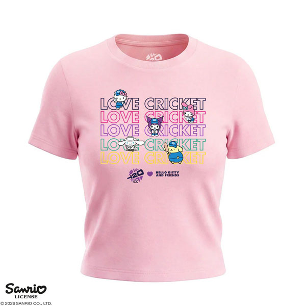 Hello Kitty & Friends love cricket tee