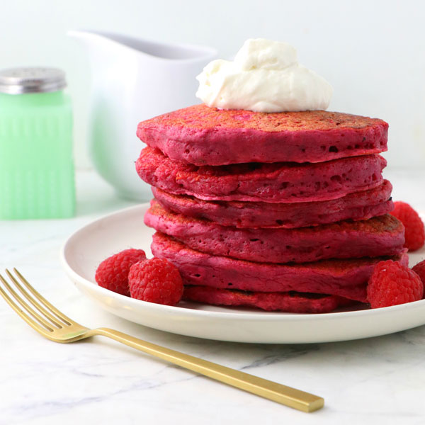  pink vegan pancakes recipe