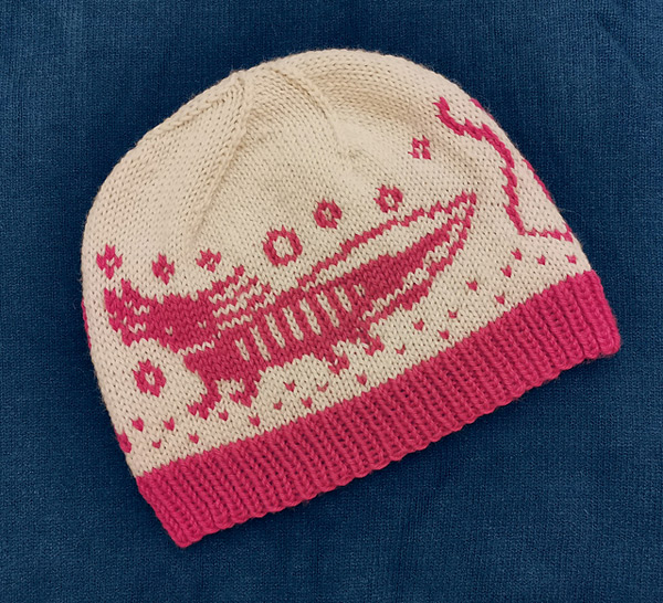 axolotl hat knitting pattern