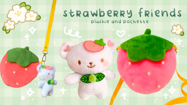 Kawaii Kickstarter Projects - strawberry pochette