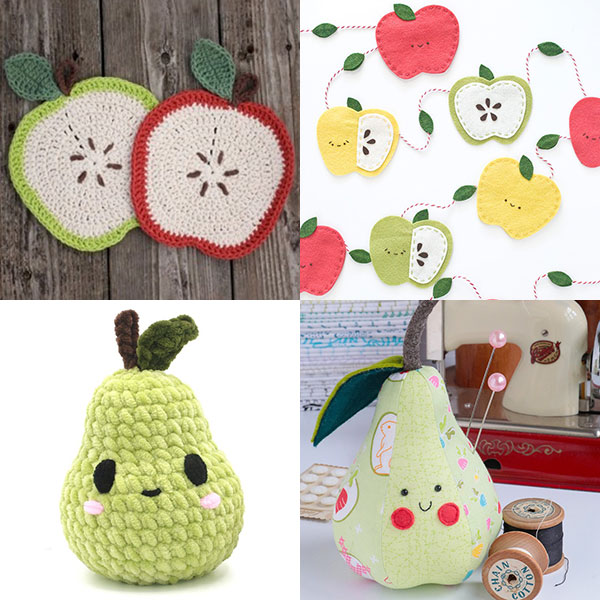 Autumn Needlecrafts with Apples & Pears