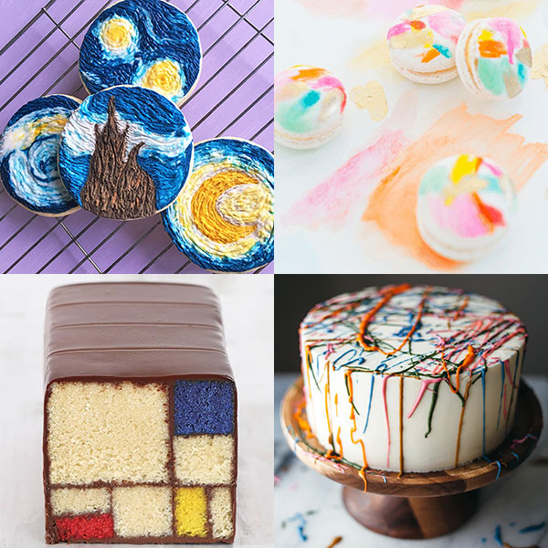 Art Inspired Desserts Recipes