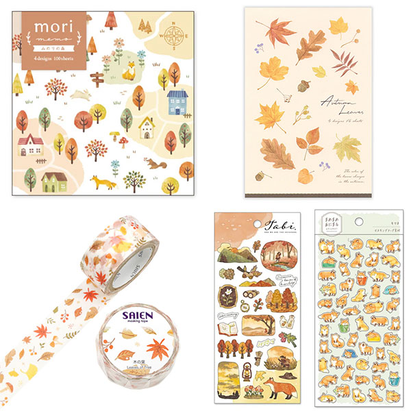 Autumn stationery from Japan