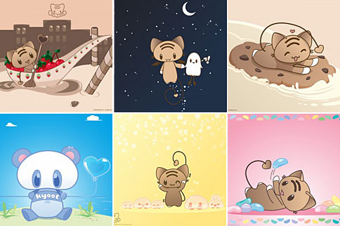 Christy at BeKyoot has been sharing her cute wallpaper designs every week on 