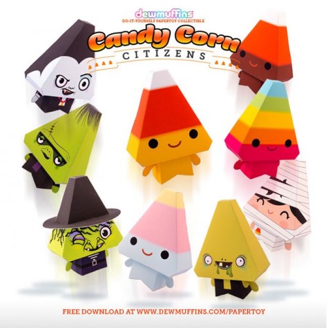 Cute Free Halloween Crafts To Make - Super Cute Kawaii!!
